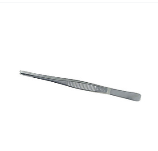 金鐘醫(yī)用鑷 j42025（14cm橫齒，敷料 ）